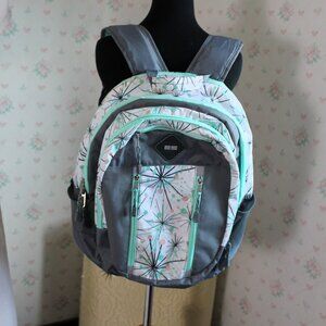 ES Full Size Laptop Backpack White/Light Green/Peach Atomic Design